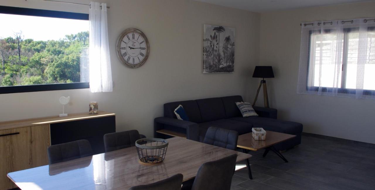Cote Et Mer - Appartement Haut Standing Dans Villa Avec Piscine Et Vue Mer Taglio-Isolaccio エクステリア 写真